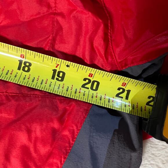 Soloman Actiloft Wind Breaker Style Zip Up Jacket - Mens XXL 2XL - Red + Yellow - Picture 8 of 9